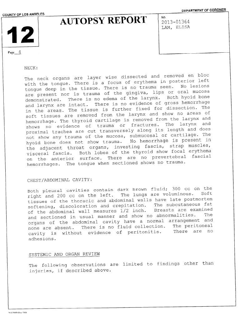 Elisa Lam’s Autopsy Report – Josh Dean – Medium