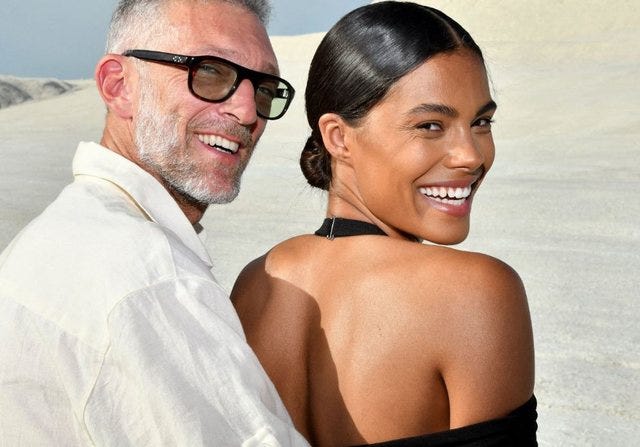 Vincent Cassel ended his marriage with then 26 year old Tina Kunakey