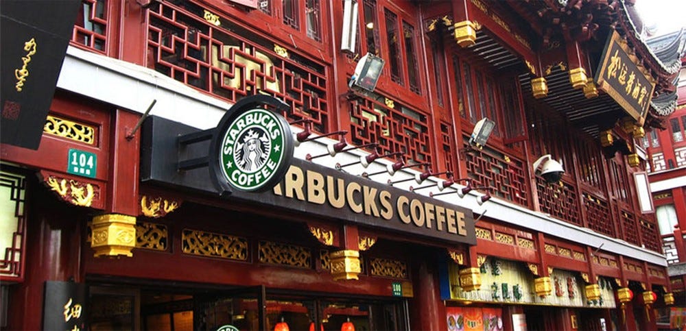 starbucks entry to china By year's end, china is expected to surpass canada as starbucks' second largest market. starbucks entry to china By year's end, china is expected to surpass canada as starbucks' second largest market.
