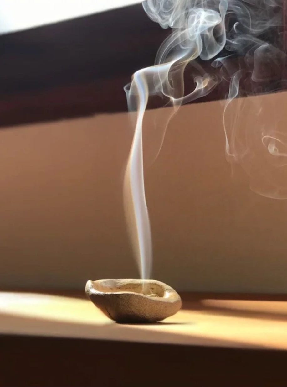 INCENZO Incense with Stone Incense Holder