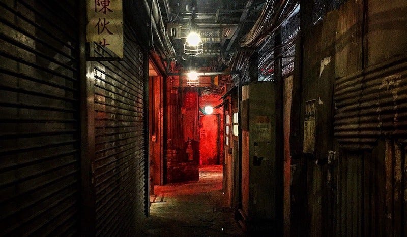 The interior of Kawasaki Warehouse looks like Kowloon’s Walled City