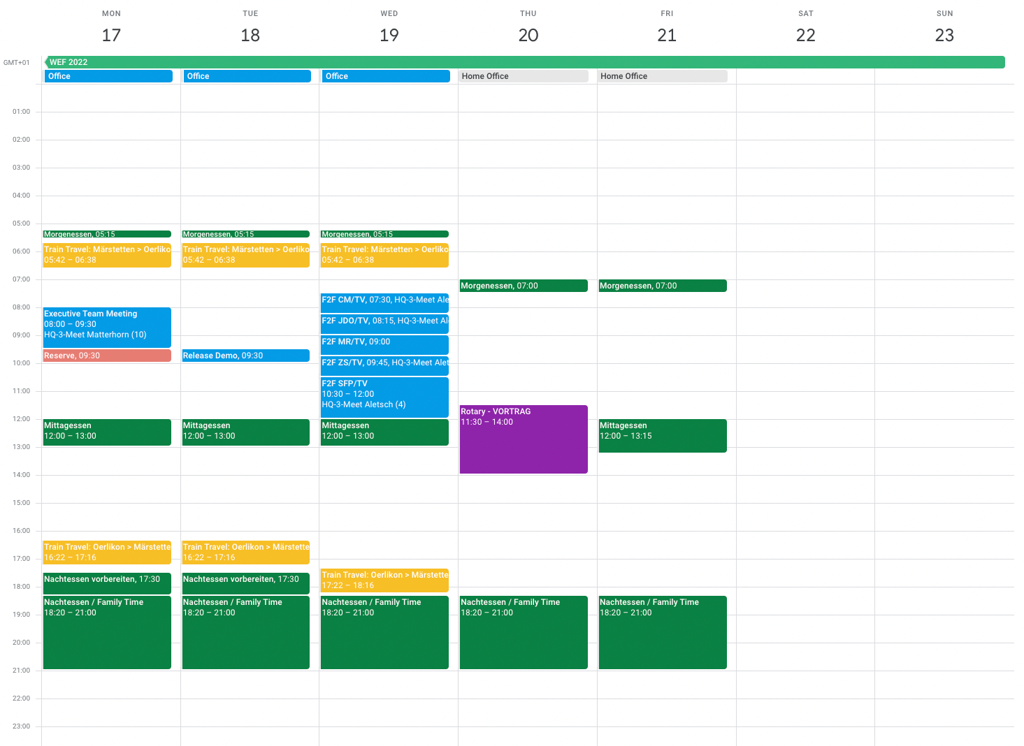 Schedule