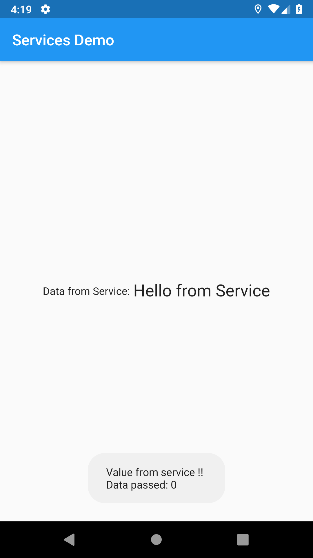 Flutter And Services Flattered With Flutter