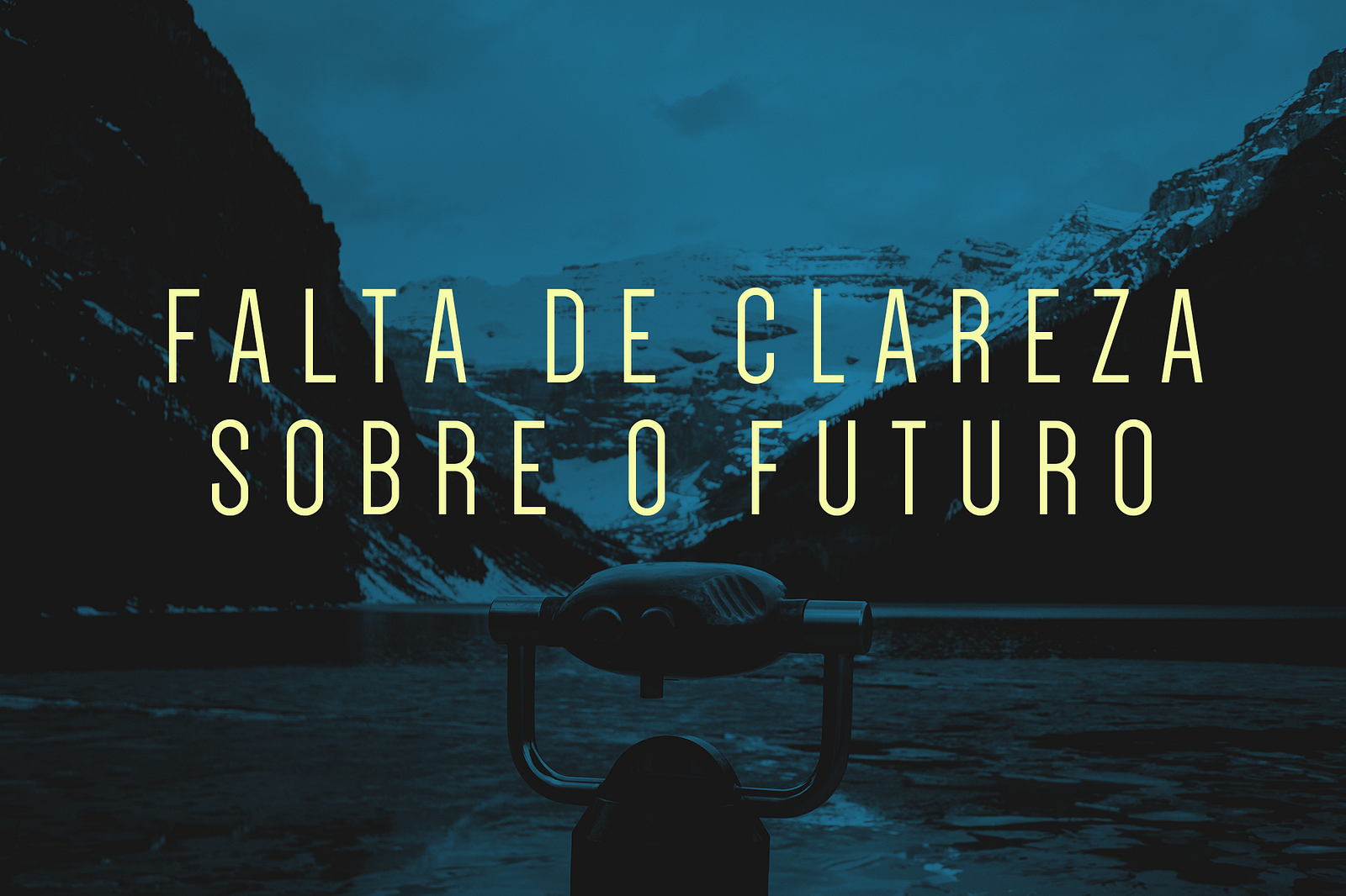 “Se Você Não Sabe Onde Quer Ir, Qualquer Caminho Serve” (Lewis Carol).