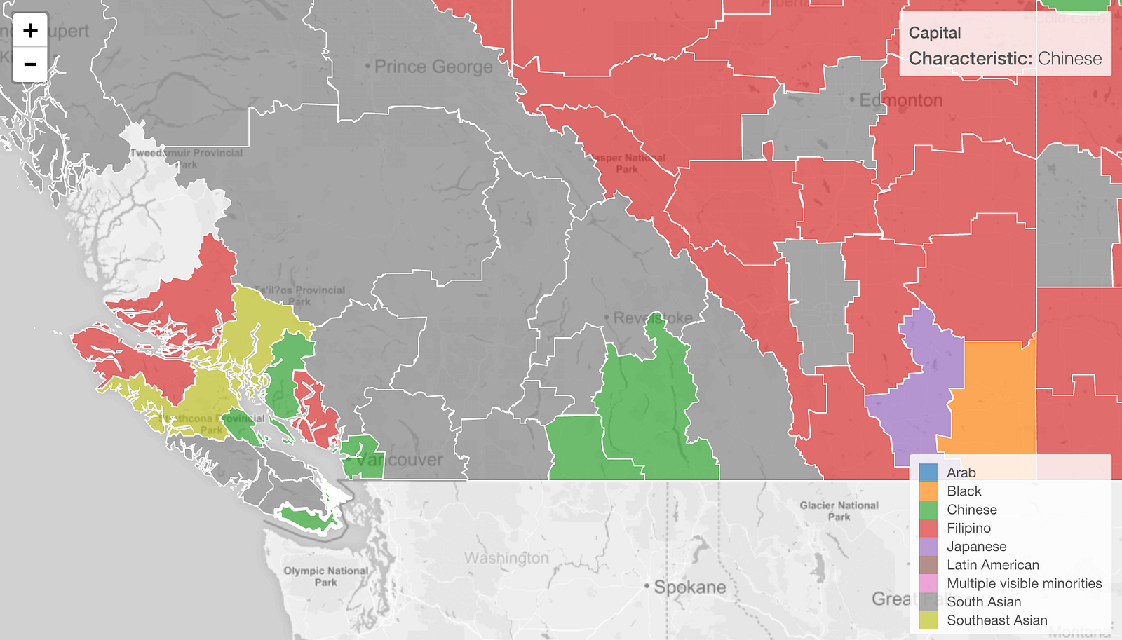 Where Minorities Live in Canada? learn data science