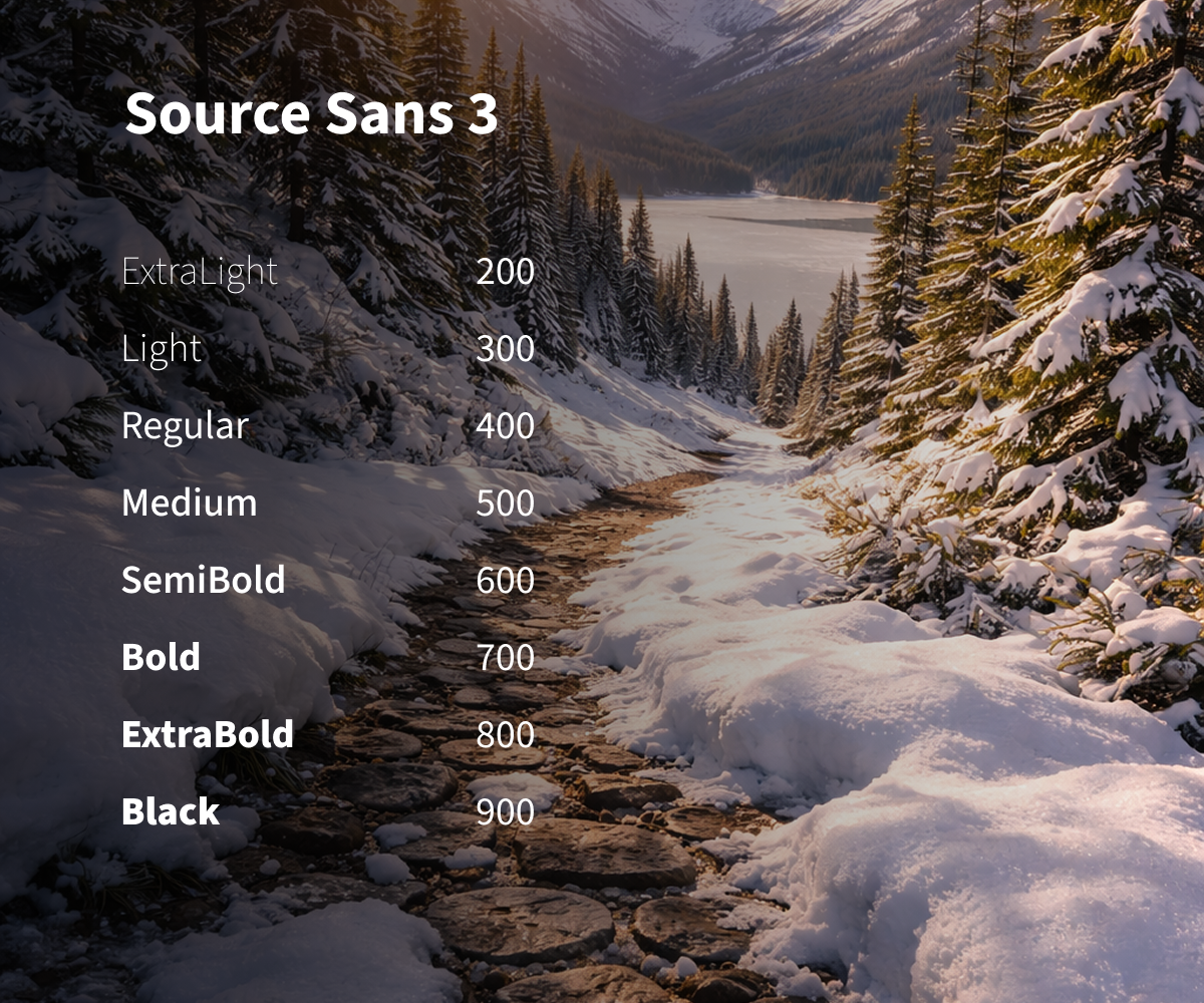 Source Sans 3