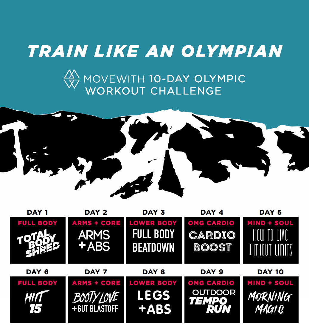 Movewith 10 Day Winter Olympic Workout Challenge