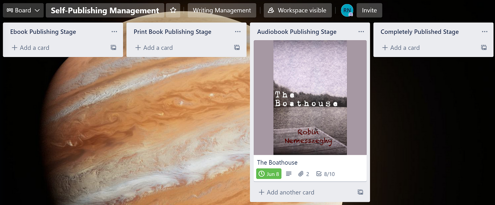 Trello for Authors