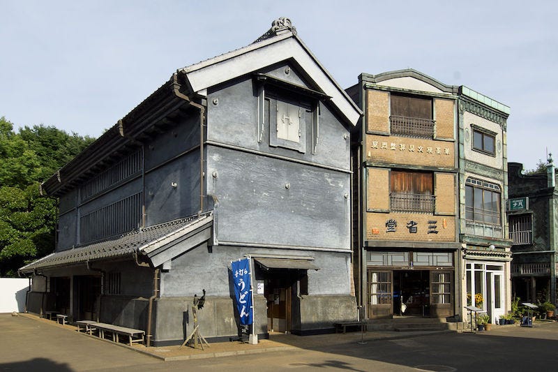 A historical Japanese building at Tokyo’s Edo-Tokyo Open Air Architectural Museum
