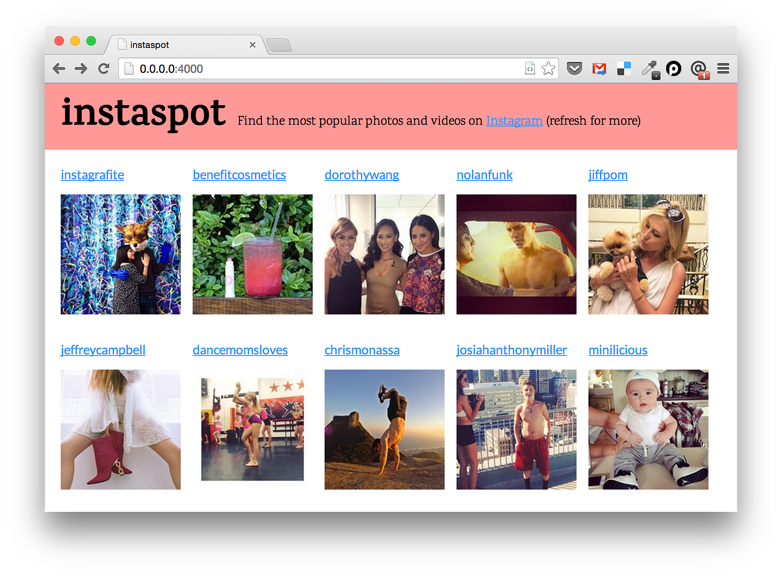 an instagram powered web app in 50 lines code with angular js - instagram javascript follow script