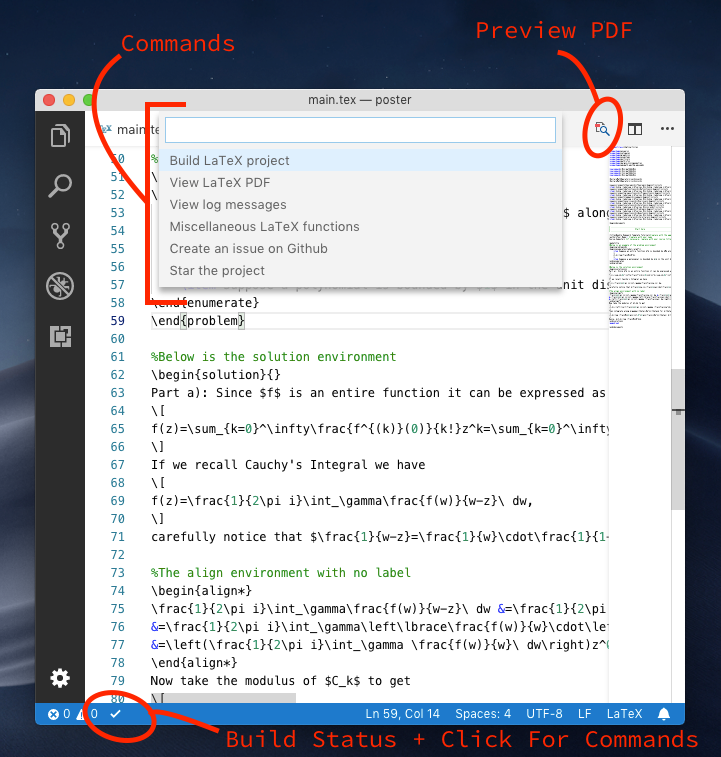 Writing LaTeX Documents In Visual Studio Code With LaTeX Workshop