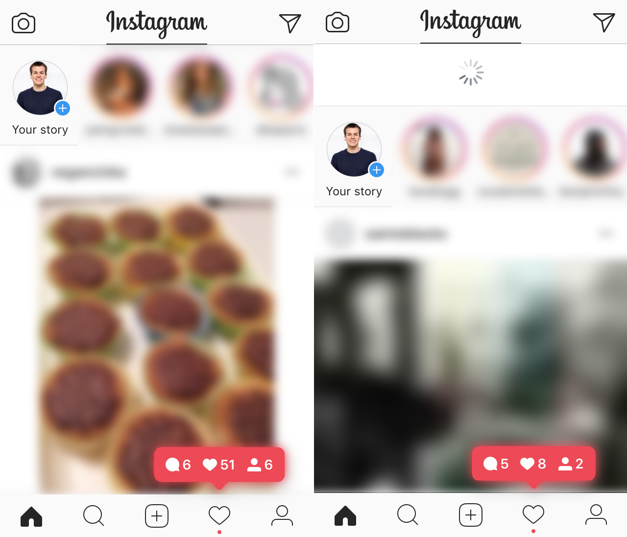 left 10min after script run right 25min before script run - how to recover lost instagram follow request