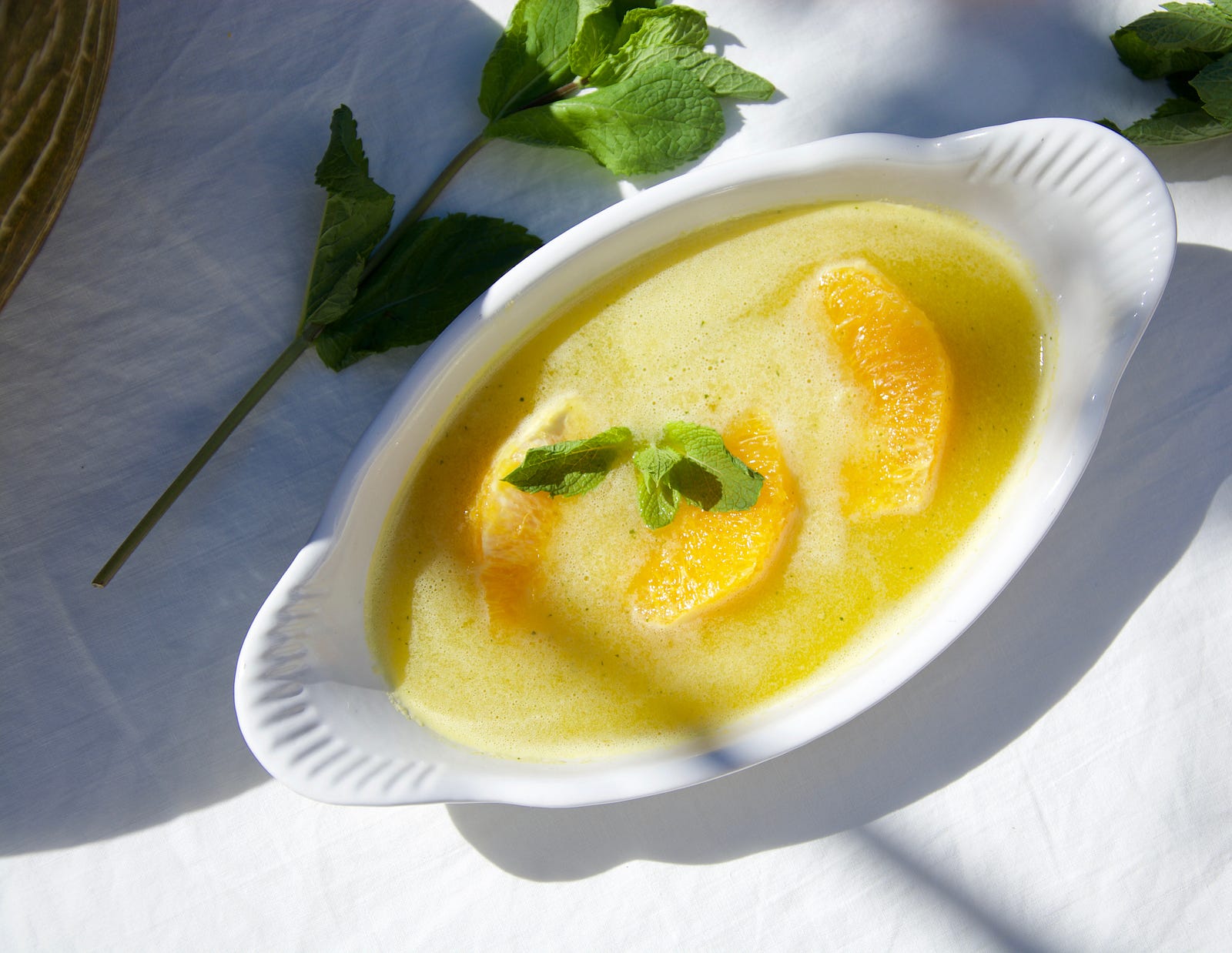sopa de melón, naranja y hierbabuena QUÉ BIEN COMER Medium