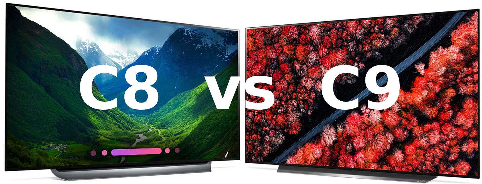 LG C8 vs C9 Review (OLED77C8PUA vs OLED77C9PUB ; OLED65C8PUA vs