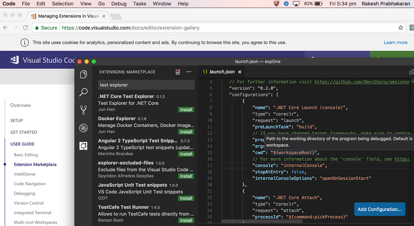 Visual studio for mac os x