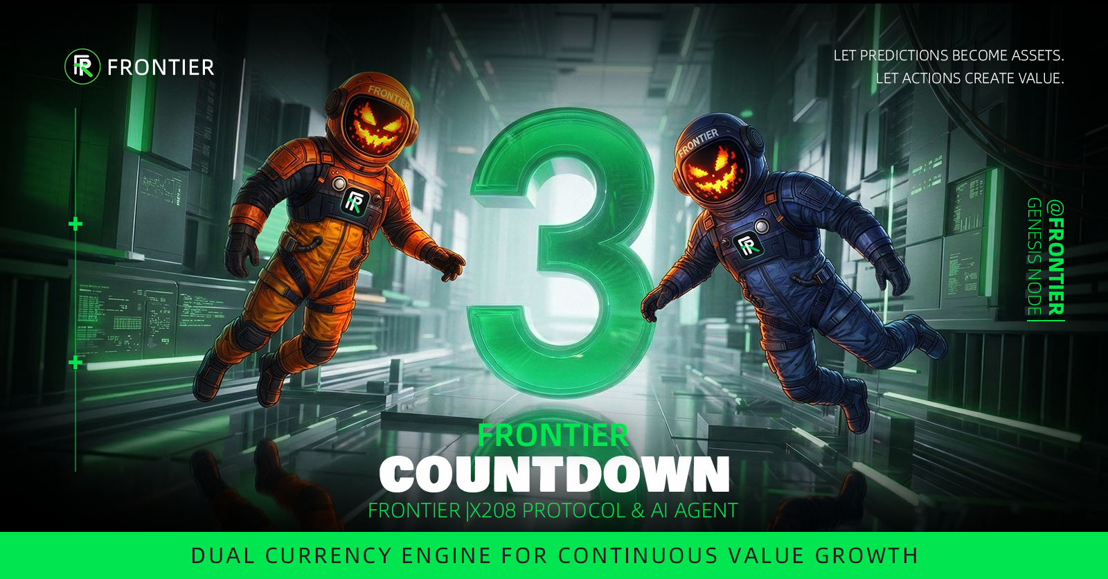  FRONTIER Genesis NFT Nodes · MINT Countdown Begins
