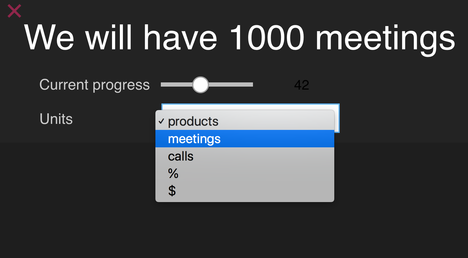 Automatically generating goal-progress interfaces from natural language ...