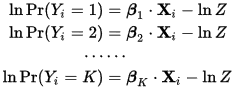 Softmax probability