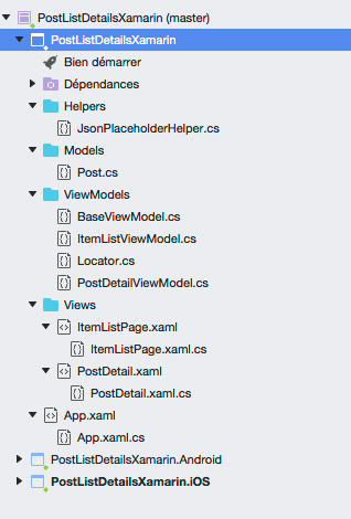How to create xamarin forms project in visual studio