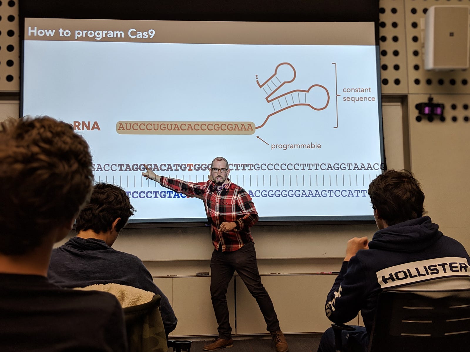 Dr. Kevin Dozen from the Berkeley Innovative Genomics Institute, making the hardcore science of Crispr/Cas9 look simple