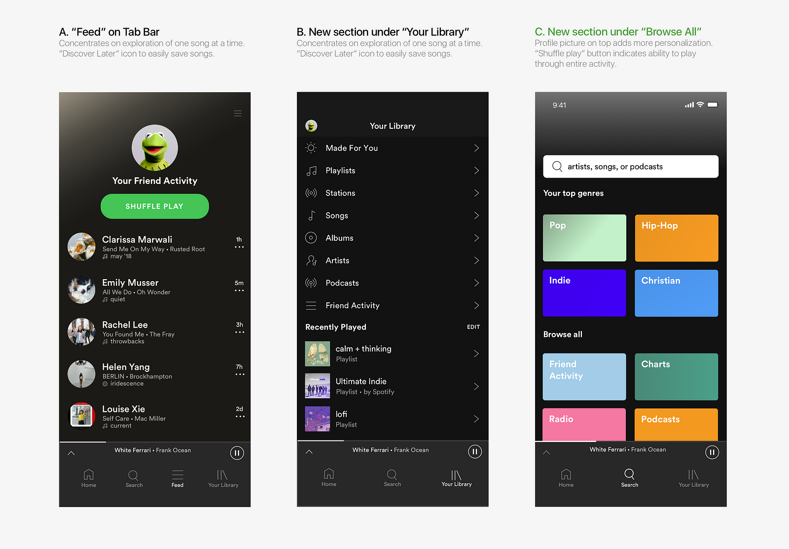 Spotify Mobile Case Study: Integrating Friend Activity