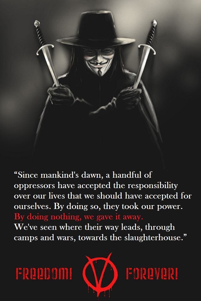 V for Vendetta Quotes Movie Quotes Medium