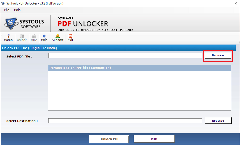 encrypted pdf file unlock