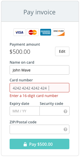 The anatomy of a credit card form – UX Collective