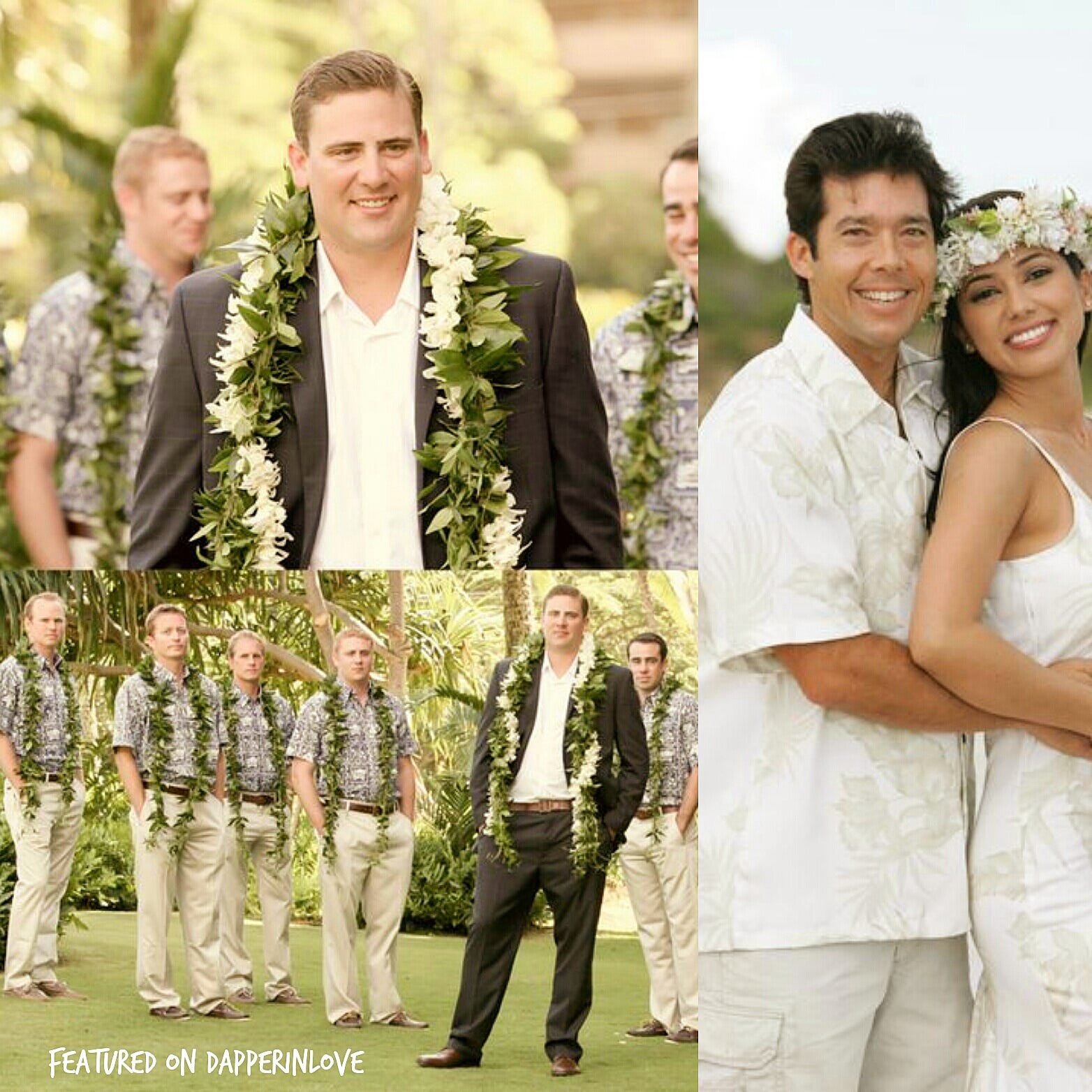 Groom Swag For Your Beach Wedding Der In Love Medium Hawaiian Shirts And Leis Are Perfect For Grooms Who Want To Set The Mood A Fun Memorable Beach Wedding Sources