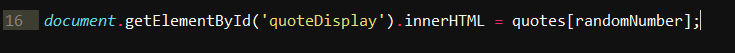 How to build a random quote generator with JavaScript and HTML, for