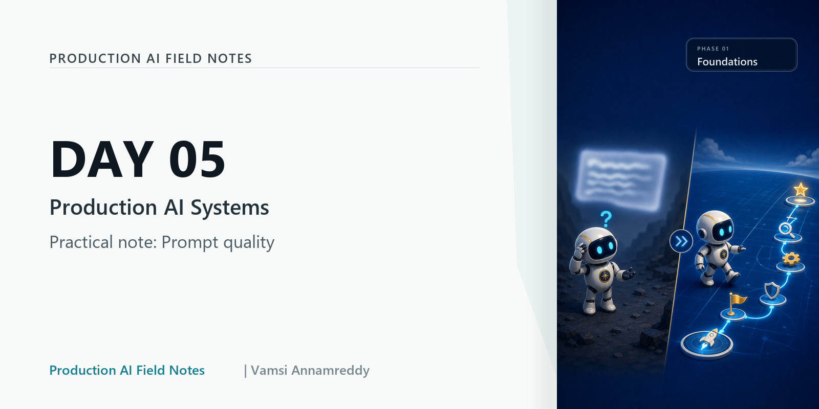 Why vague prompts become vague systems