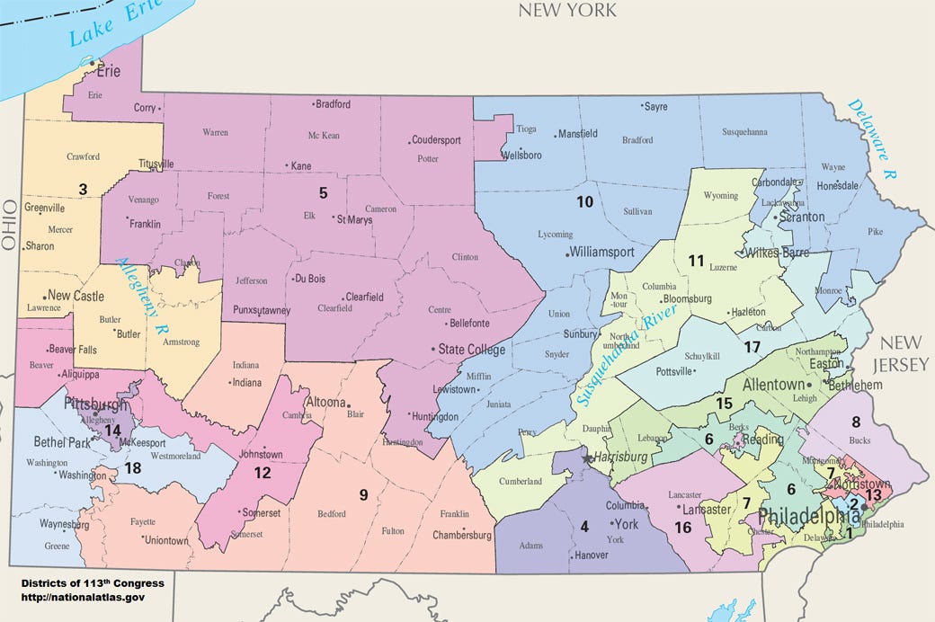 Pennsylvania to get new congressional map Northeast Times