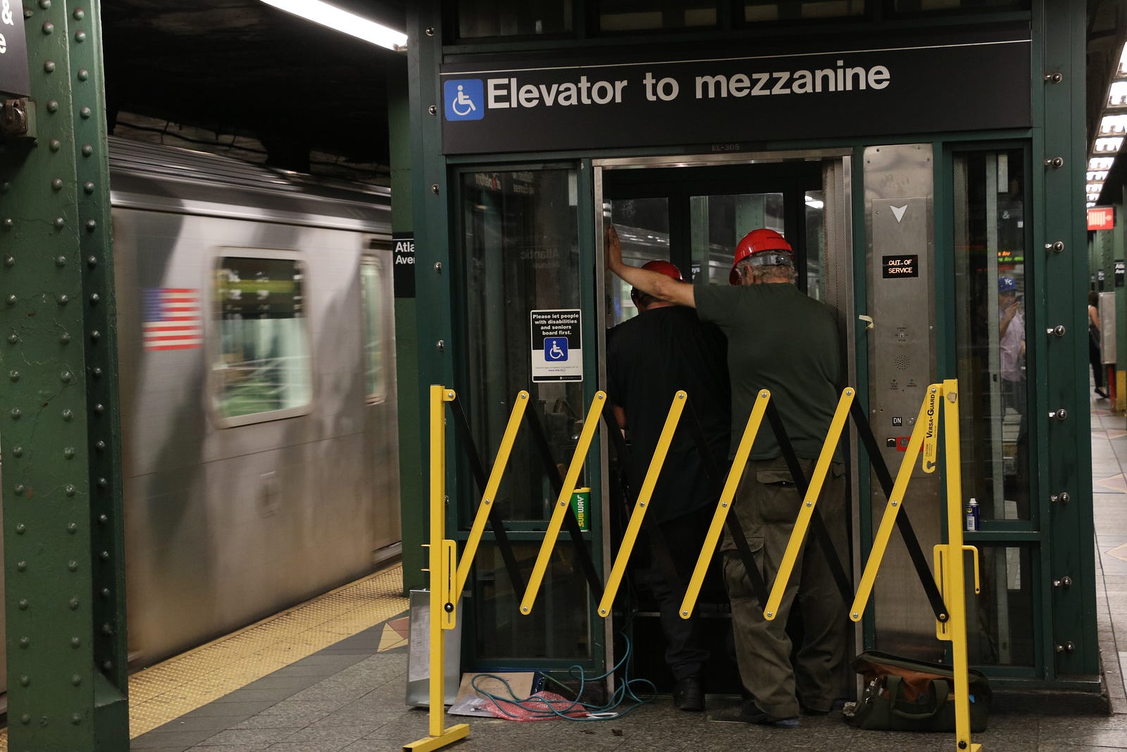 Image result for elevator MTA