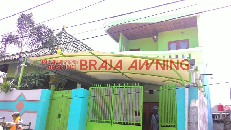  Model  Canopy Untuk Garasi  Mobil  di Teras  Rumah  Braja Awning