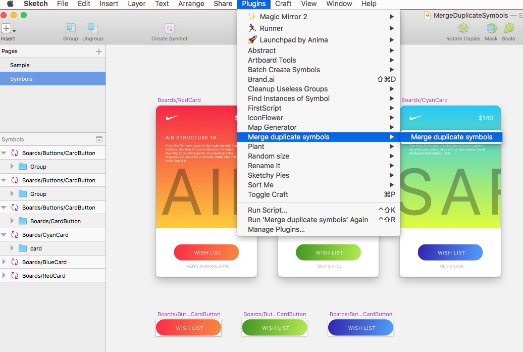 Merge duplicate symbols in Sketch – Design + Sketch – Medium