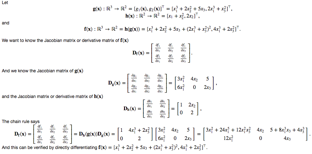 Chain Rule Of Derivatives Examples Scalar And Vector Cases