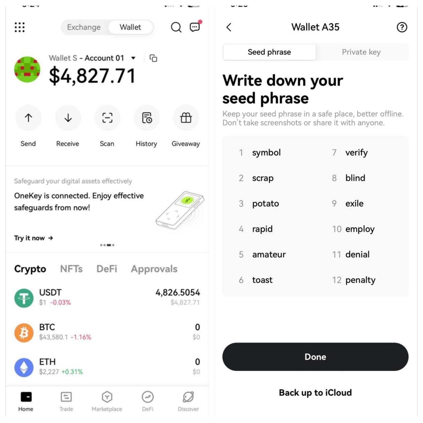 12 seed phrase okx wallet