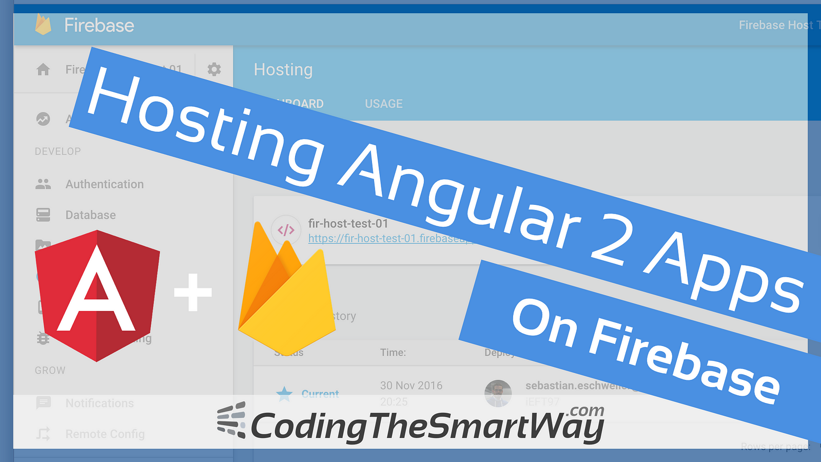 Hosting Angular 2 Applications On Firebase CodingTheSmartWaycom