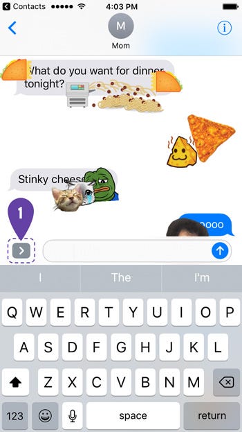 Twitch Stickers Are Invading Ios Twitch Blog - 1 tap the arrow next to the text input space on any imessage