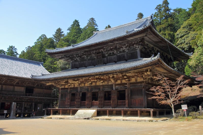 The main buildings of the Engyo-ji temple complex in Hyogo Prefecture