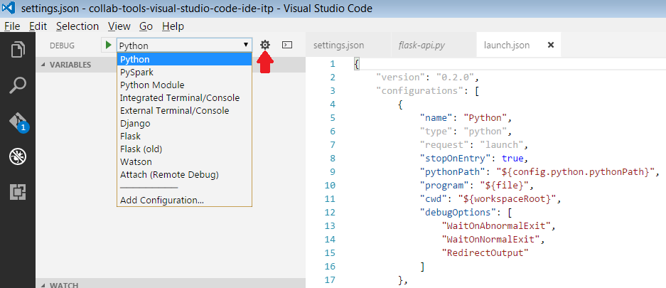 run python in visual studio code