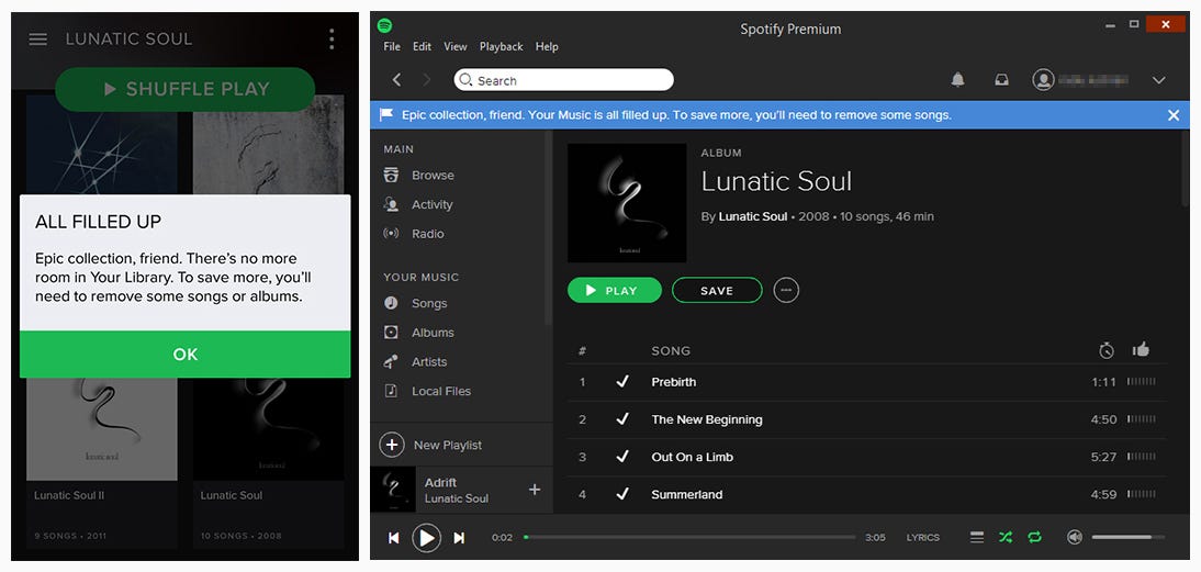 Spotify app for mac