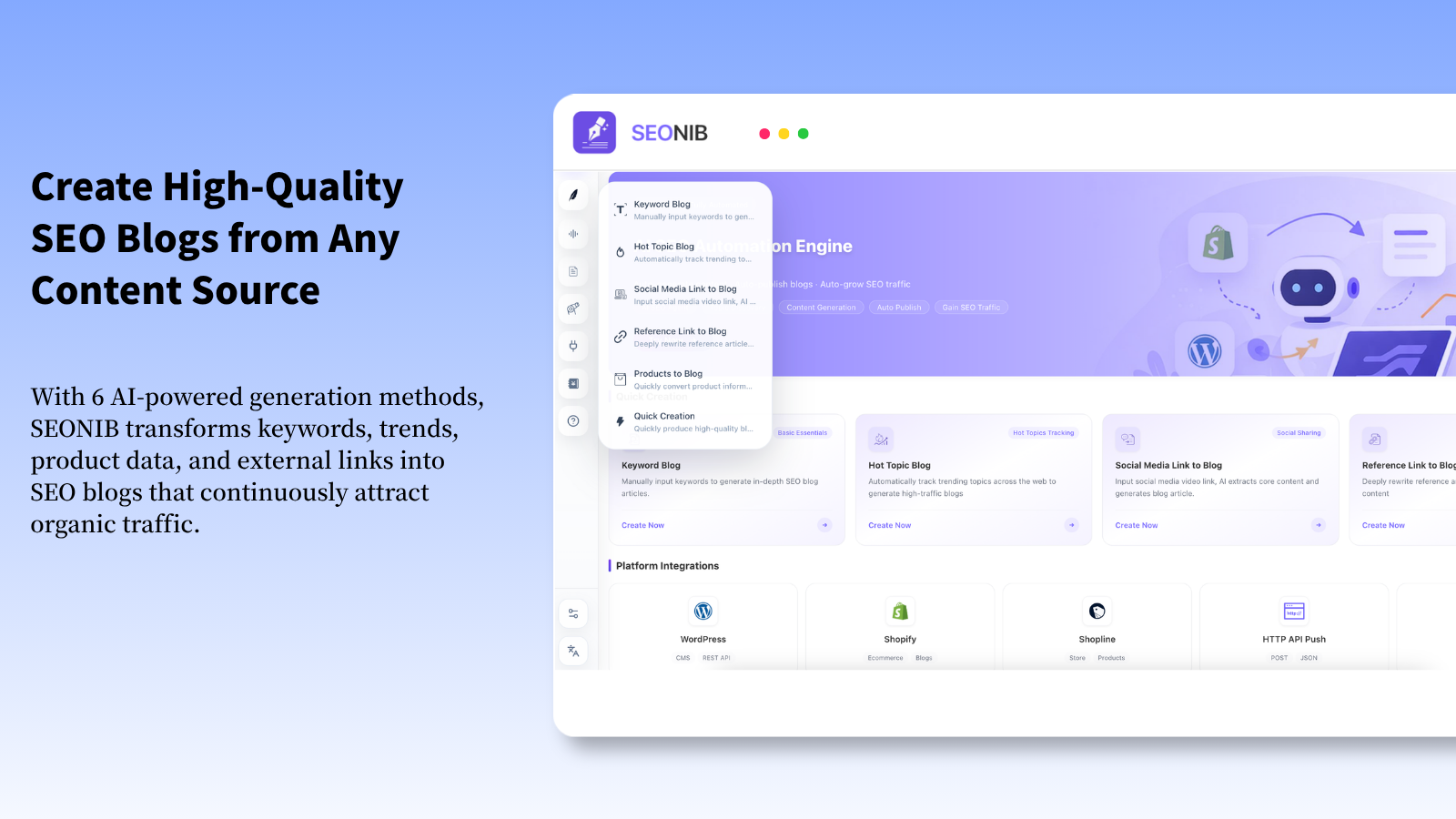 SEONIB Exclusive: Supports Keyword Search, Excel Bulk Import, and Real-Time Hotspot Insights via…