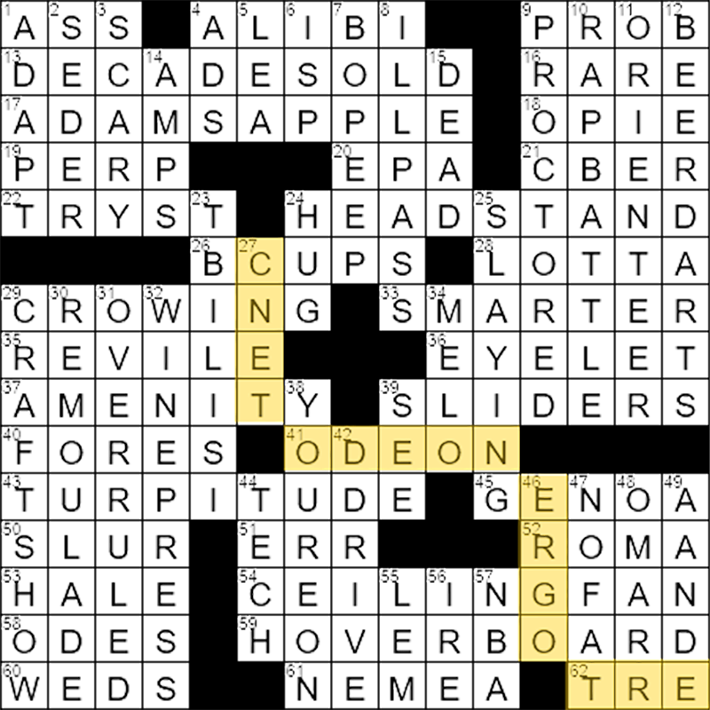 Rex Parker Does the NYT Crossword Puzzle: Will add-on ...