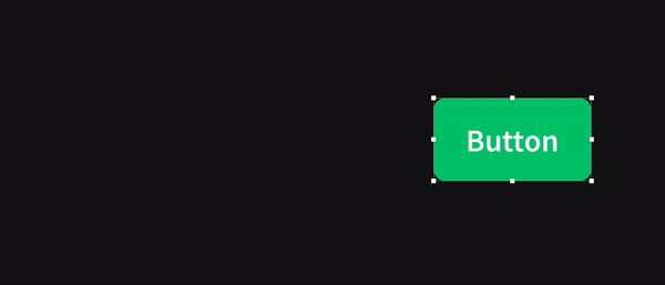 Button grows from Right to Left