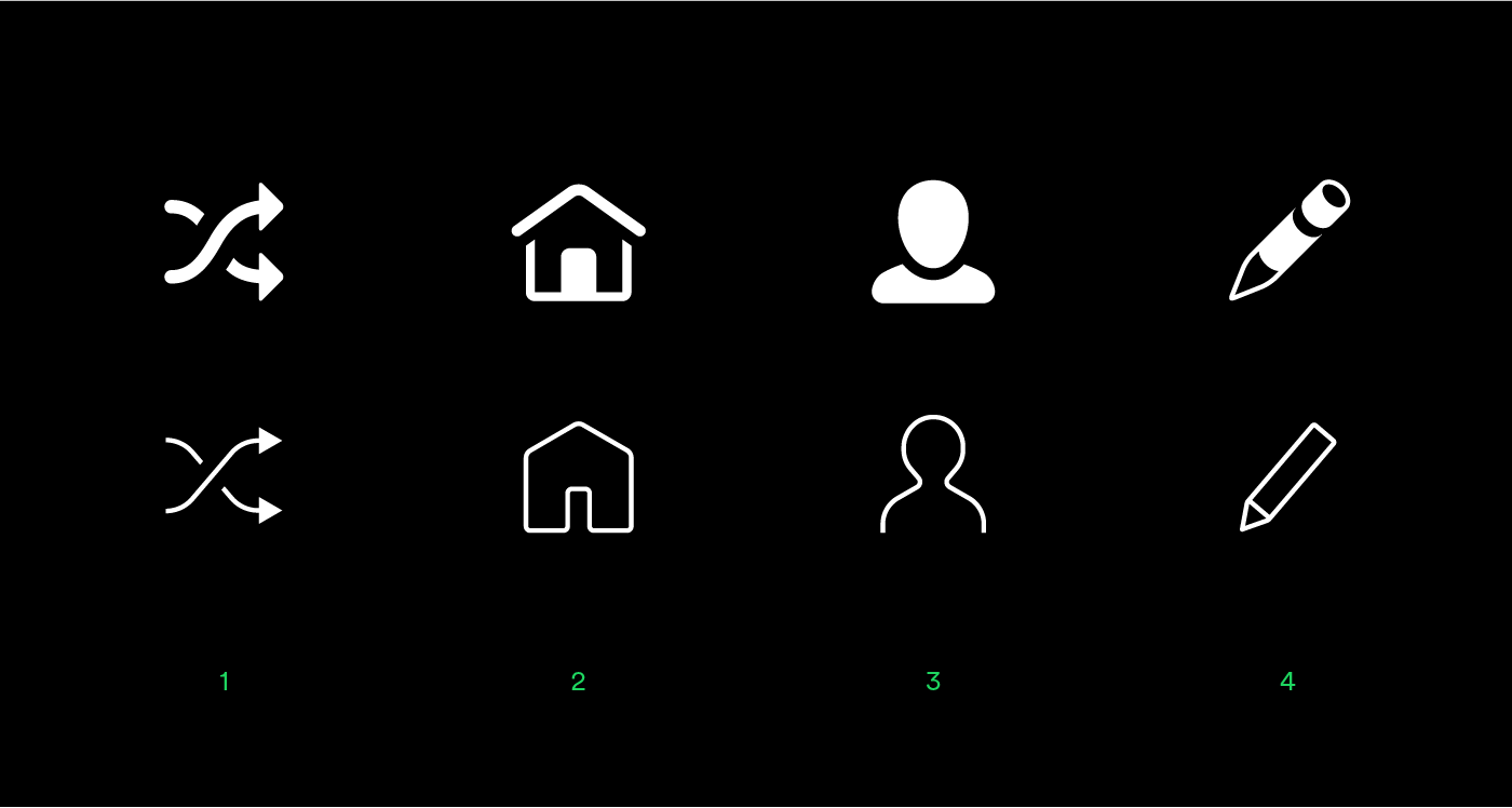 Redesigning the Spotify Icon Suite – Andrea Limjoco – Medium