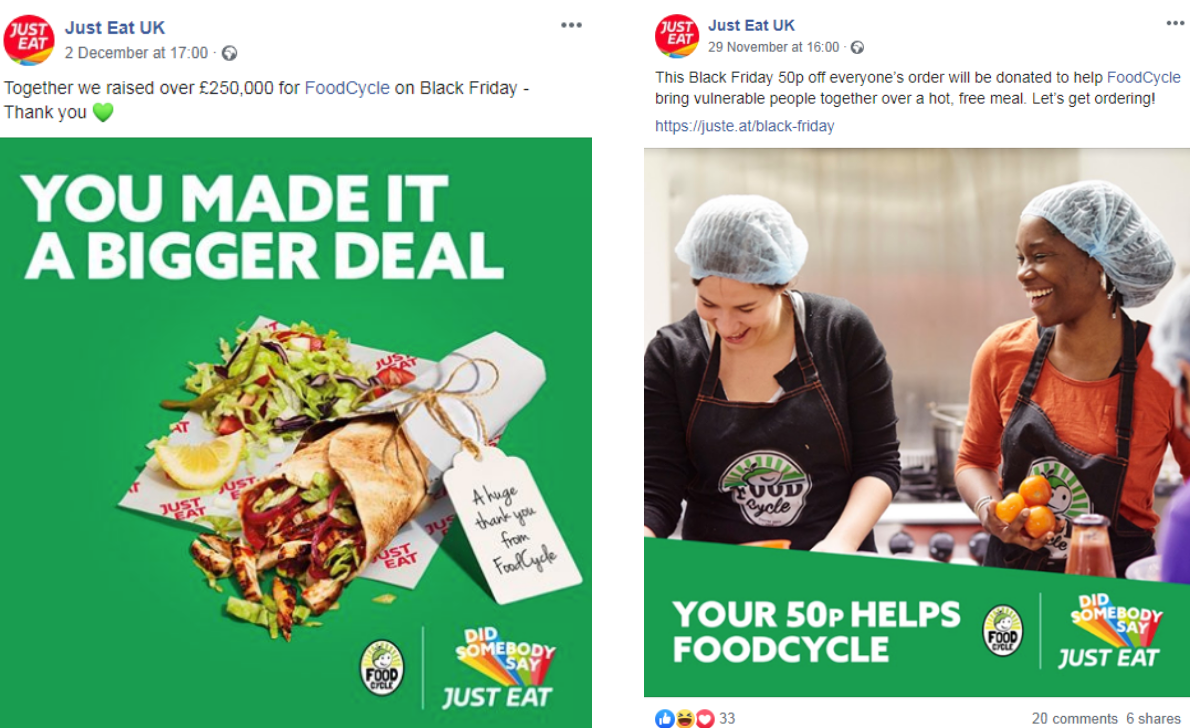 Just Eat UK partners with a brand