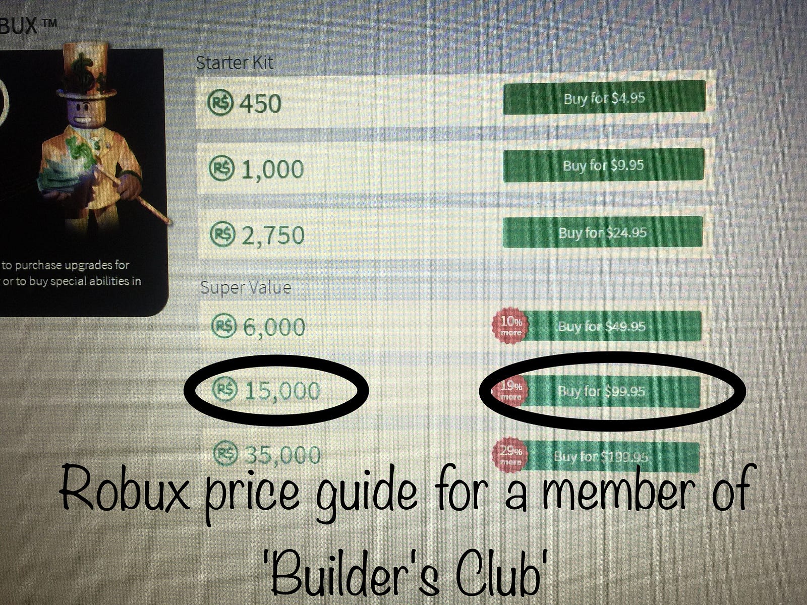 How much robux for 50 dollars