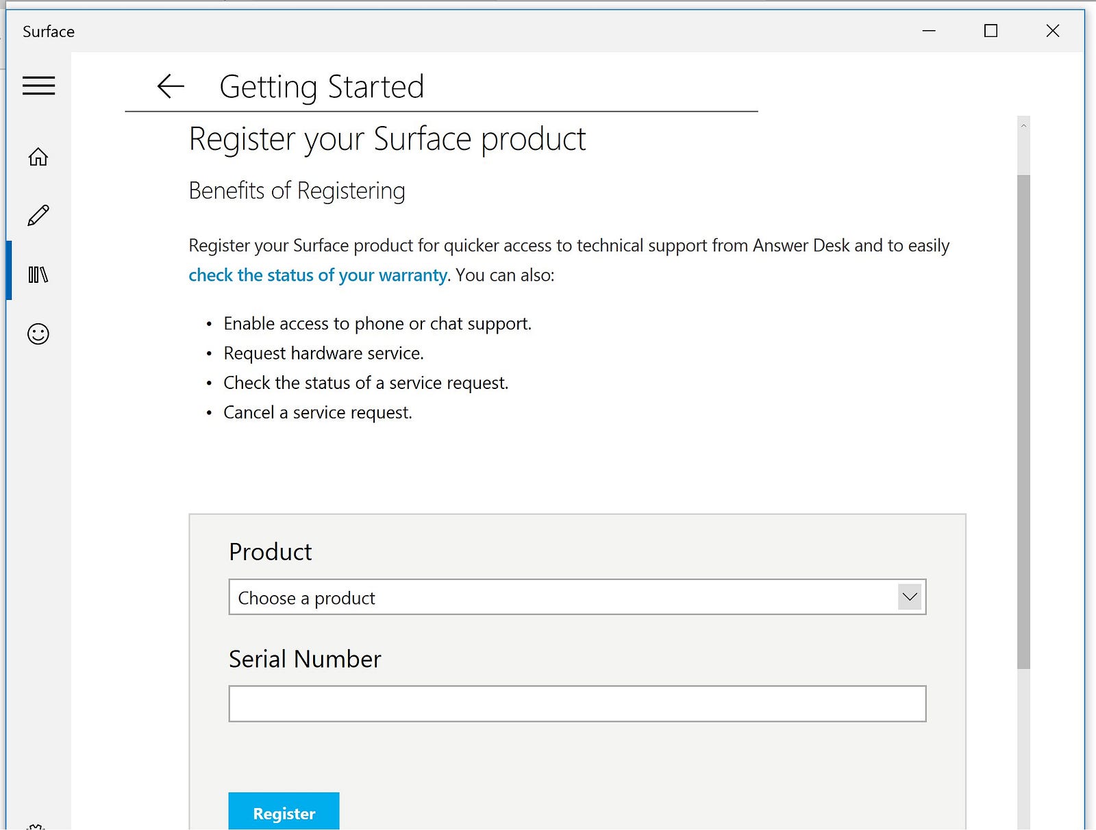 Find serial number microsoft surface
