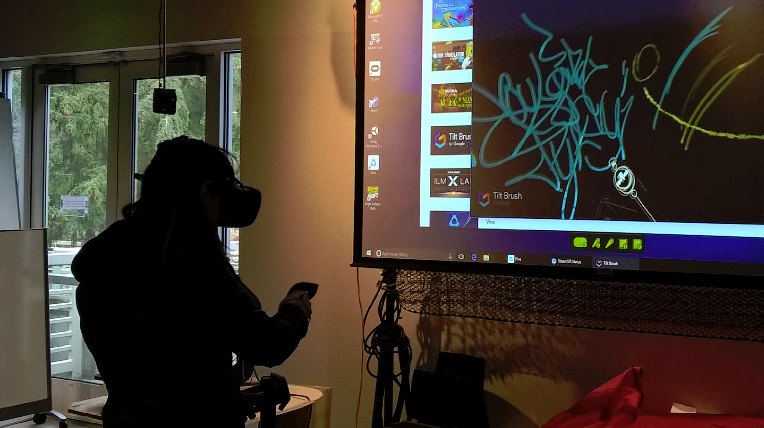 VR Graffiti Futuristic Design Medium